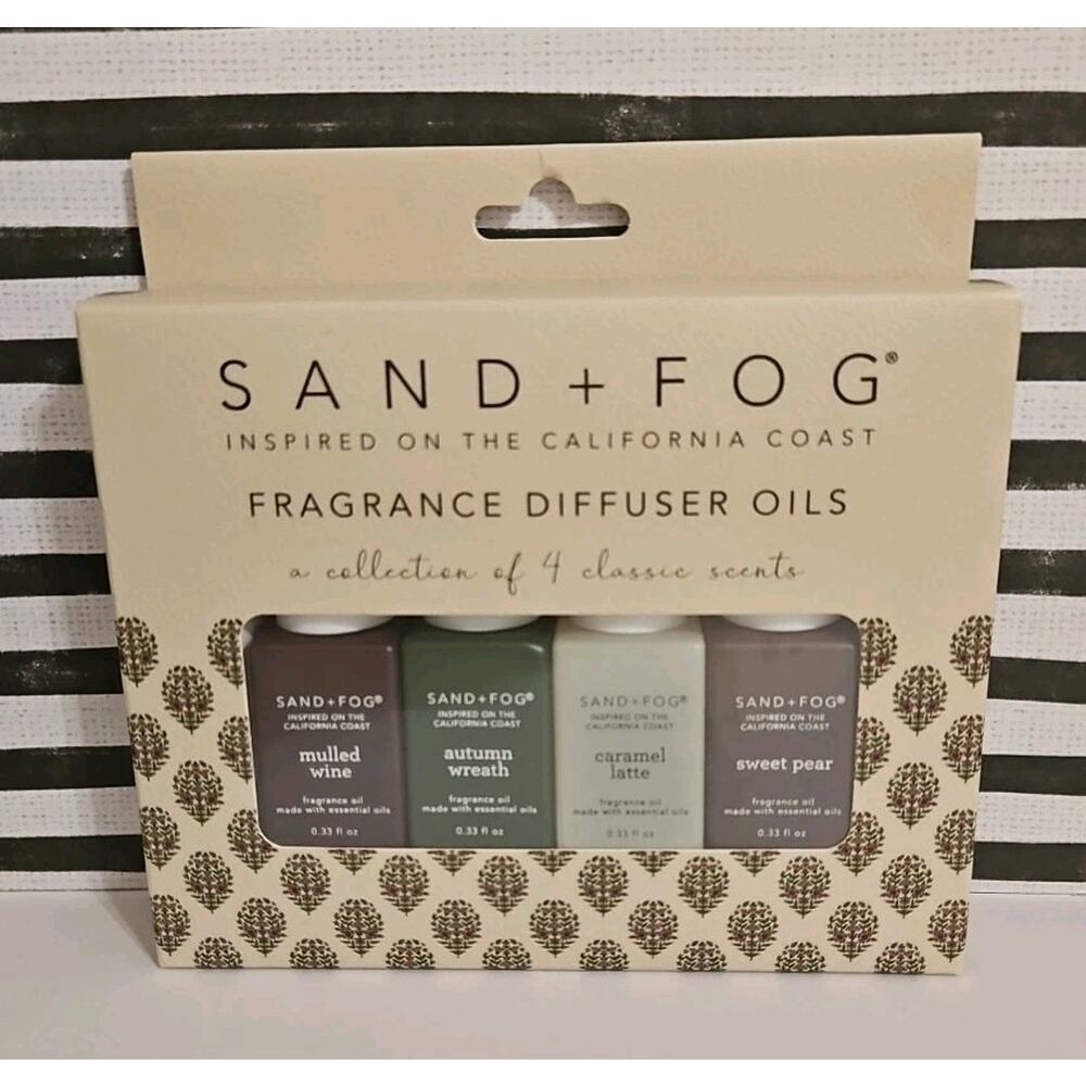Sand And Fog Classic Fragrance Oils 4pk 0.33oz each Fragrance Oils Set